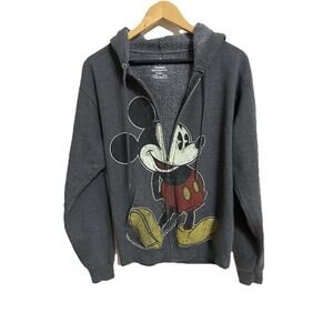 Mickey Mouse Vintage Hoodie Women Size Small Walt Disney